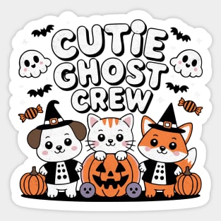Cutie Ghost Crew Design Sticker